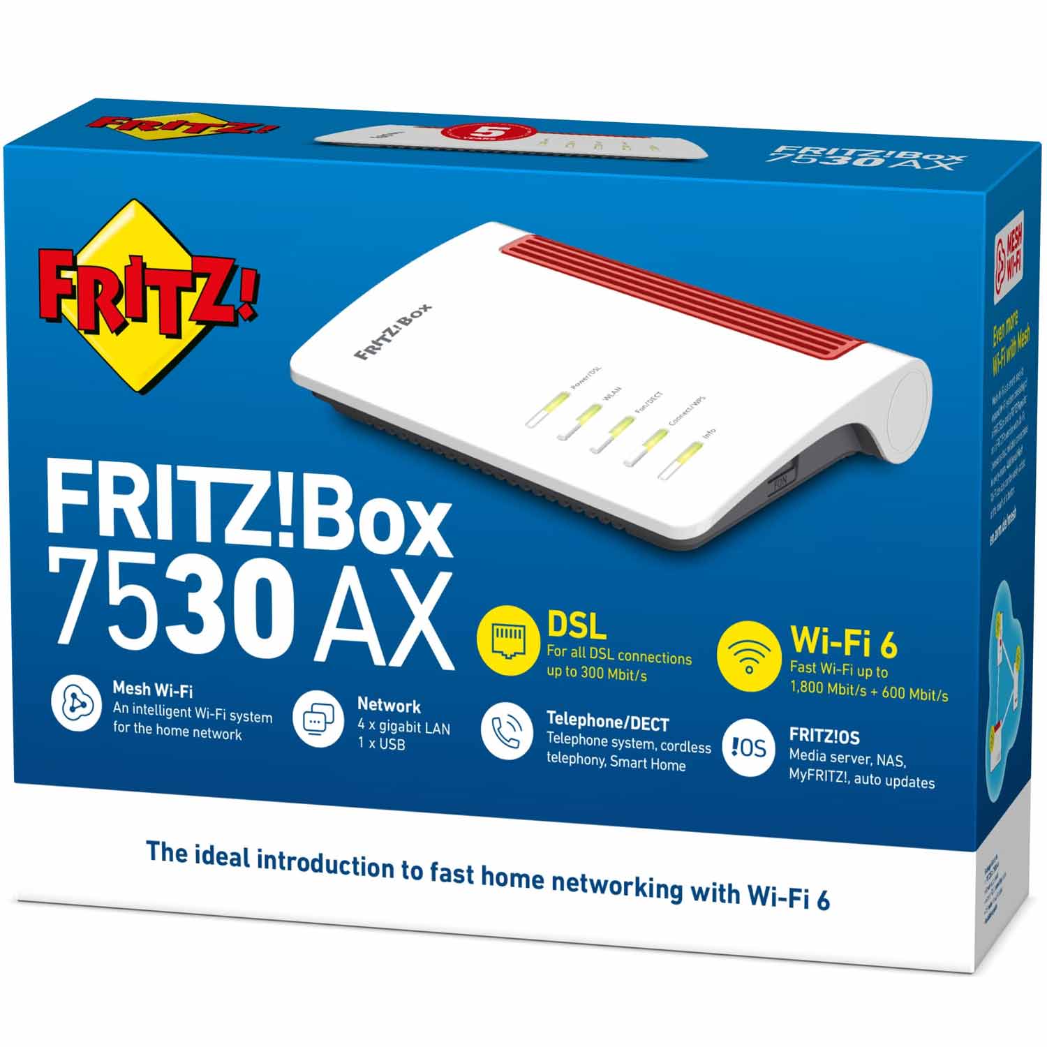 AVM FRITZ!Box 7530 AX WiFi 6 DSL-Router
