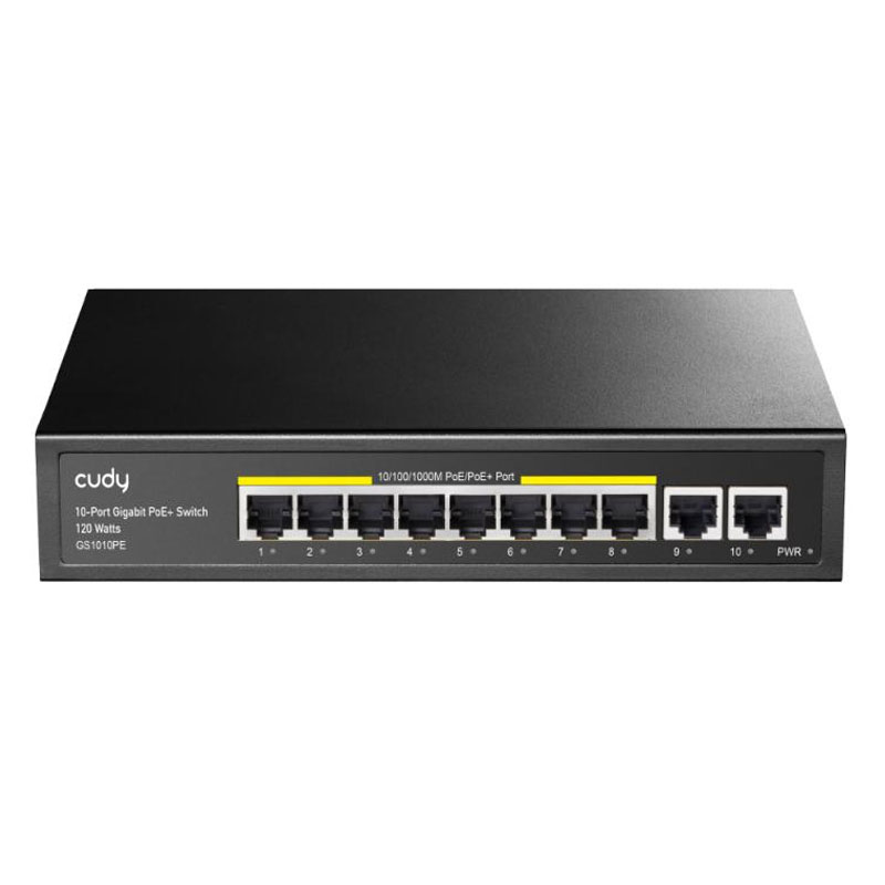 Cudy GS1010PE 8 Port Gigabit PoE Switch 120W