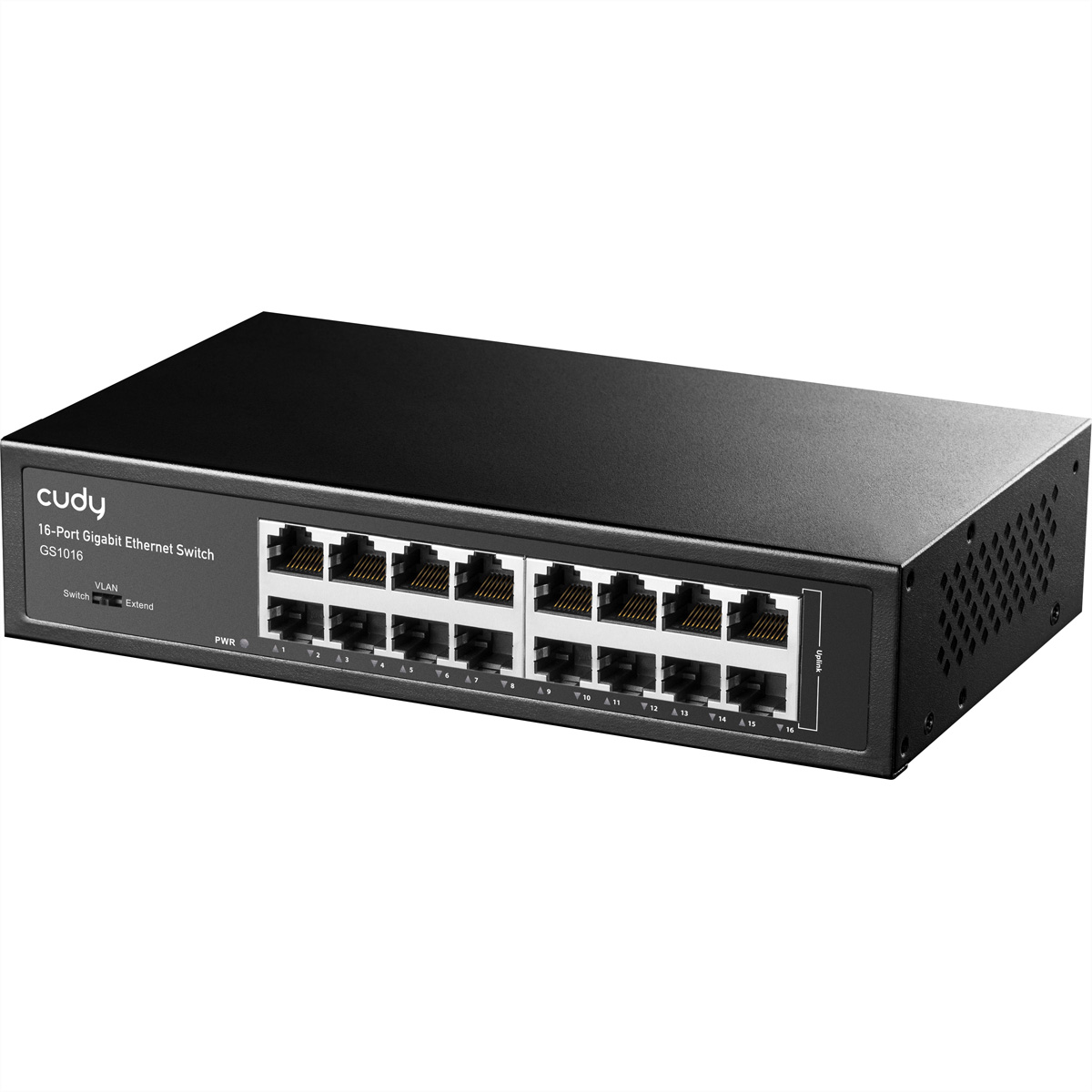 Cudy GS1016 16-Port Gigabit Switch unmanaged schwarz