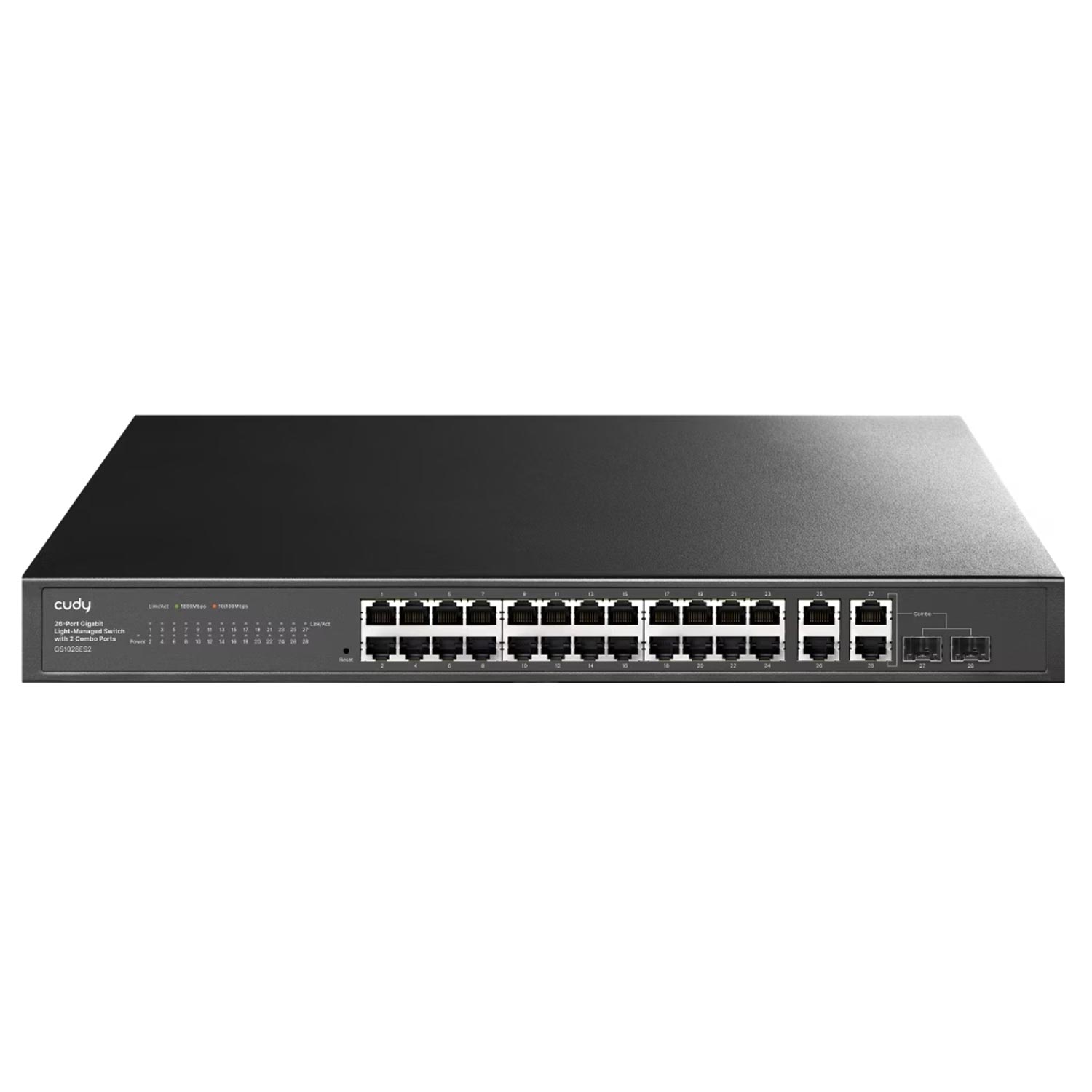 Cudy GS1028ES2 Gigabit Smart Switch mit 2 Combo-Ports