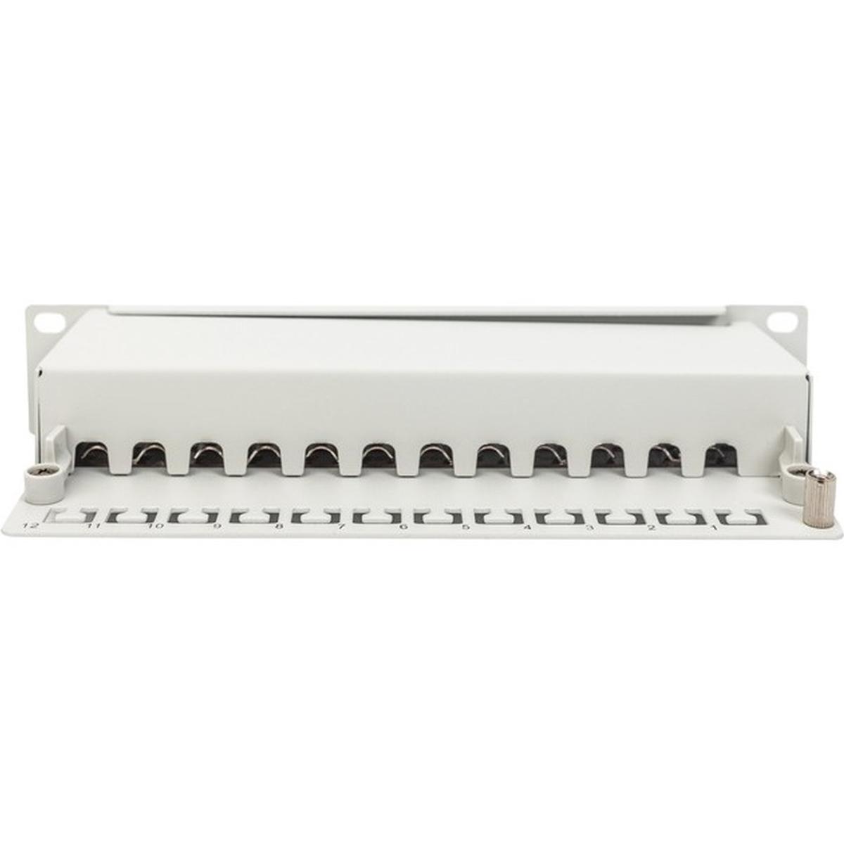 DIGITUS Cat 6A 12-Port Patchpanel