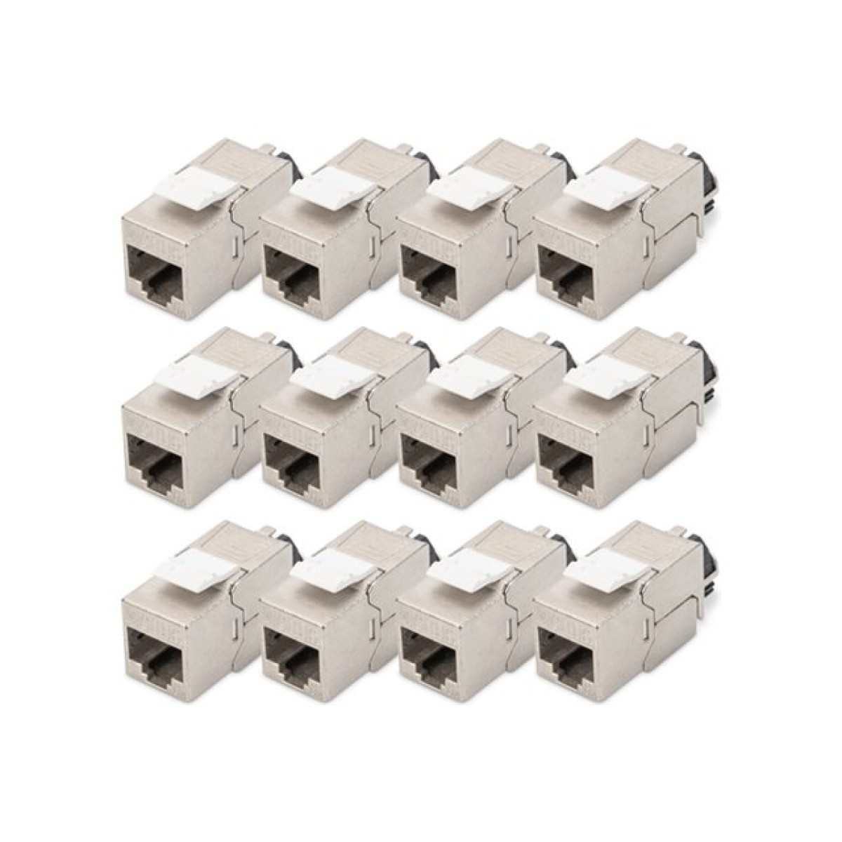 DIGITUS Cat 6A Keystone-Modul geschirmt 12 Stück