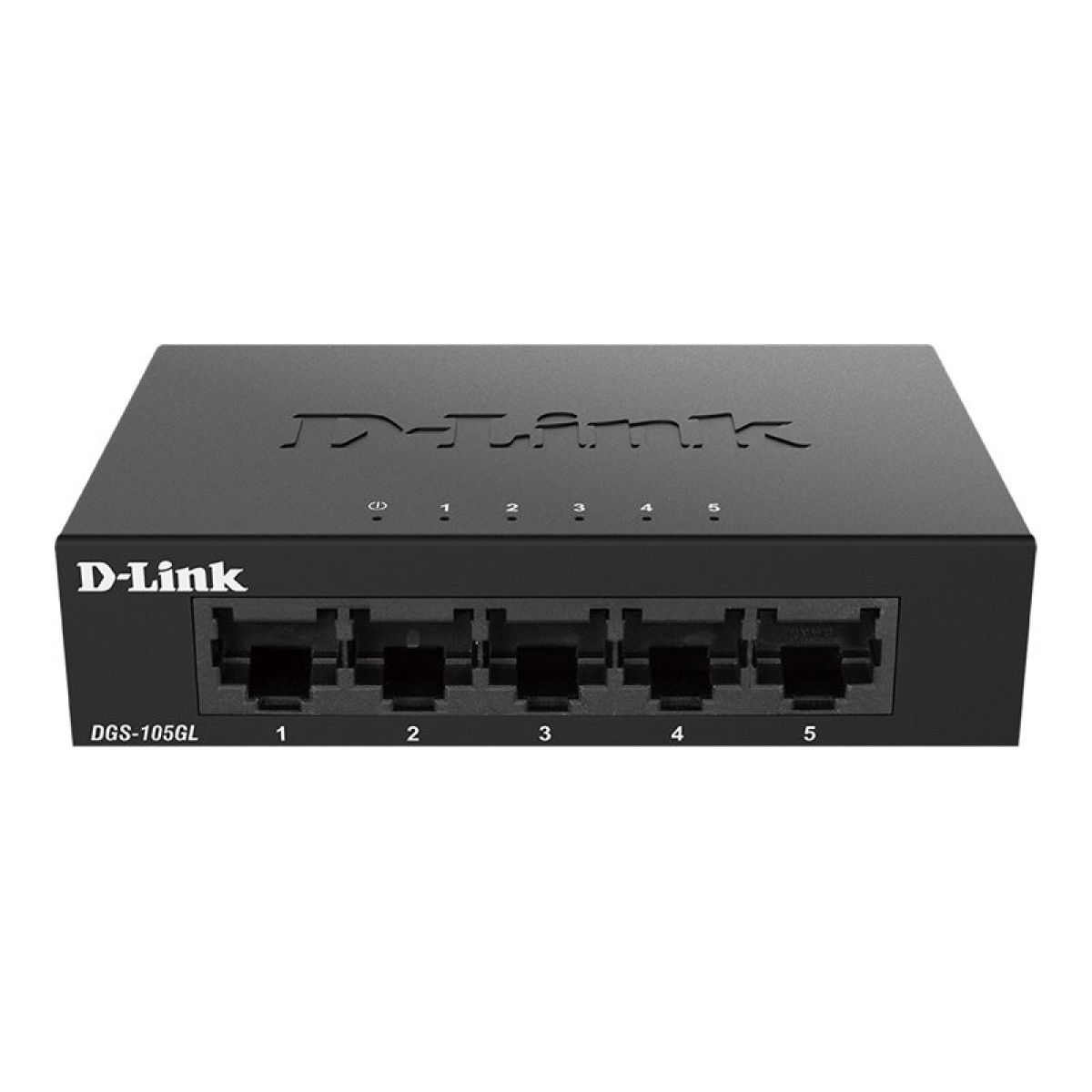 D-Link DGS-105GL 5-Port Gigabit Unmanaged Desktop Switch schwarz