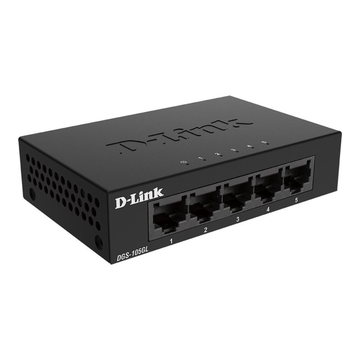 D-Link DGS-105GL 5-Port Gigabit Unmanaged Desktop Switch schwarz