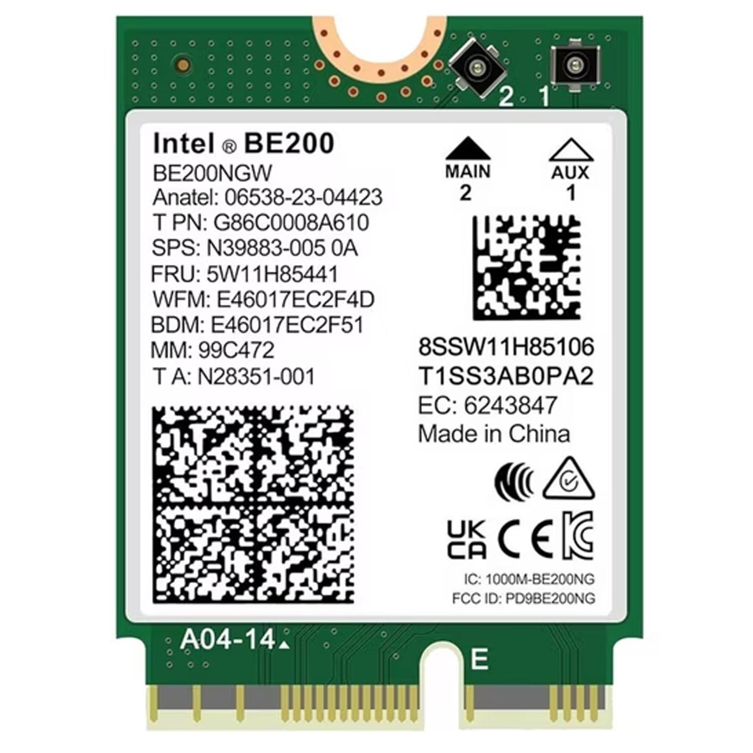Intel BE200 Wi-Fi 7 M.2 Netzwerkadapter
