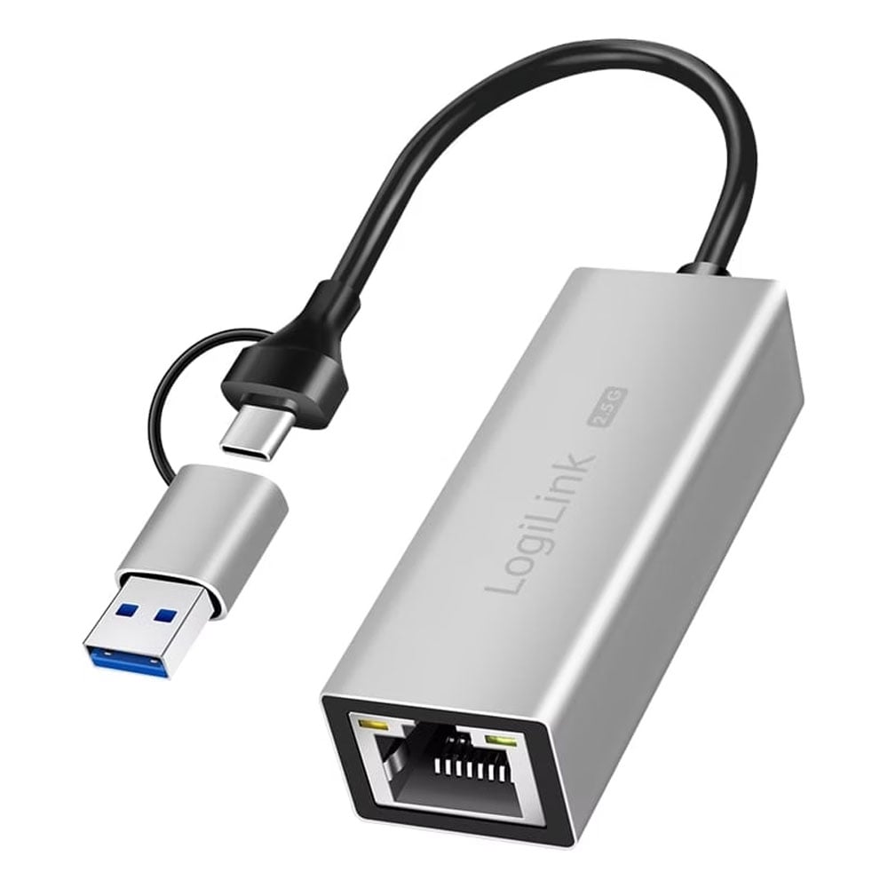 LogiLink UA0422 USB zu RJ45 Netzwerkadapter 2,5G