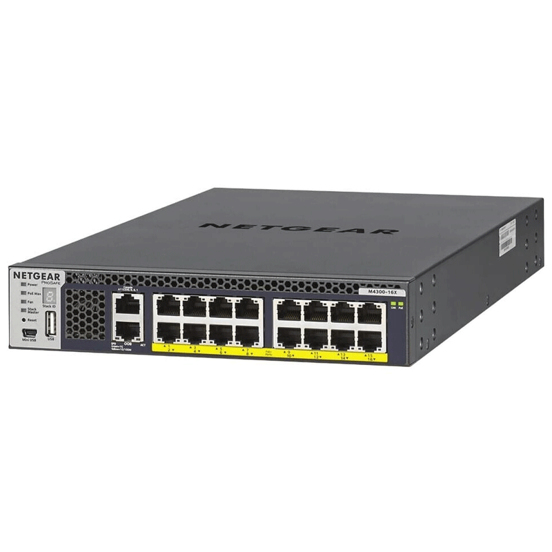 Netgear M4300-16X Managed Switch APS600W PSU