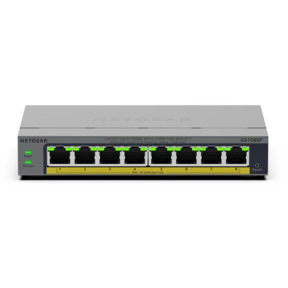 Netgear GS108EP 8-Port Gigabit Switch
