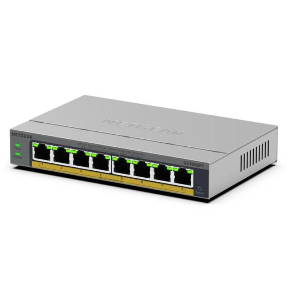 Netgear GS108EPP 8-Port Gigabit PoE+ Switch