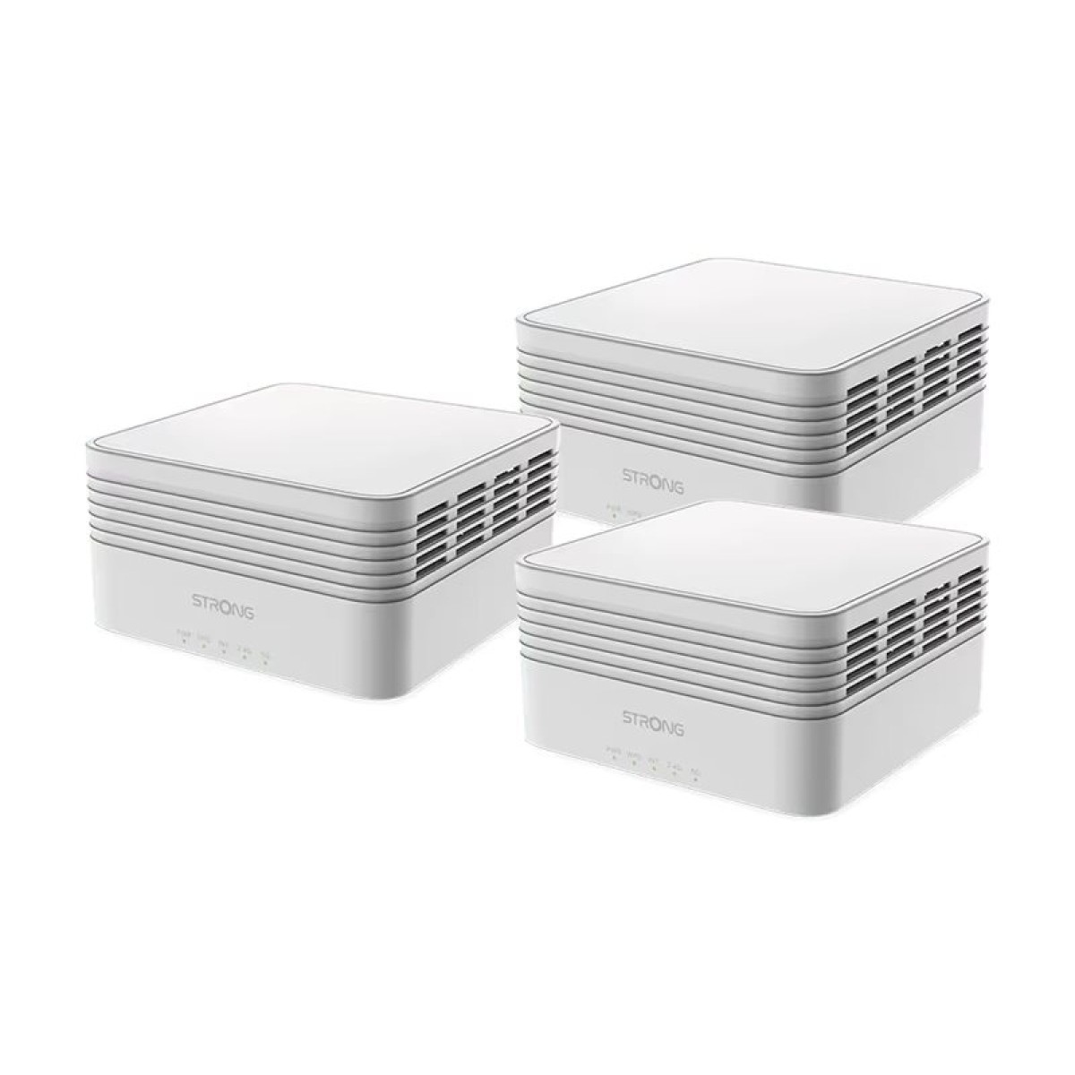 Strong ATRIA Mesh Trio AX3000 WiFi 6 Mesh-WLAN-System 3er Set weiß