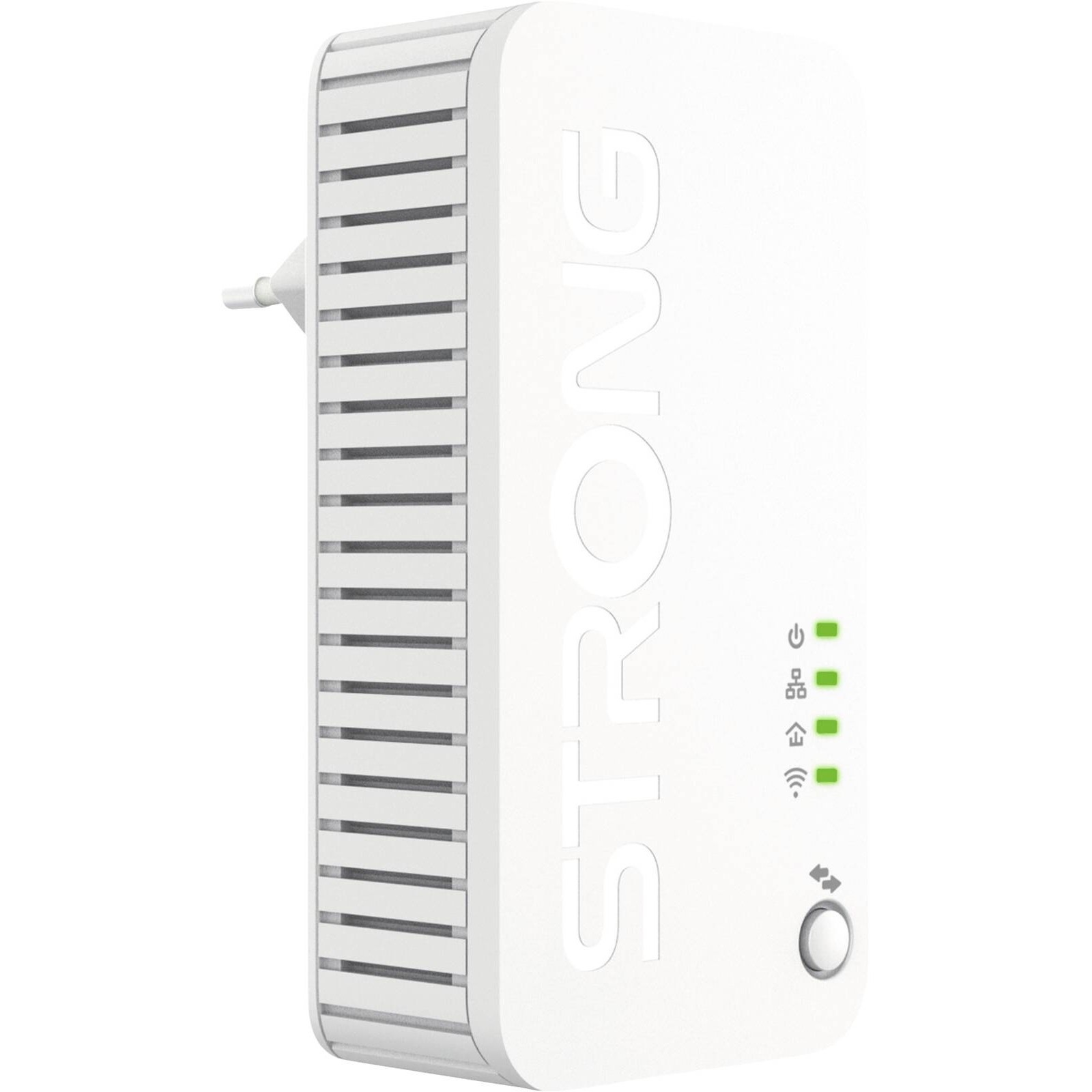 Strong Powerline Wi-Fi 1000 Duo Mini Powerline-Adapter Kit weiß