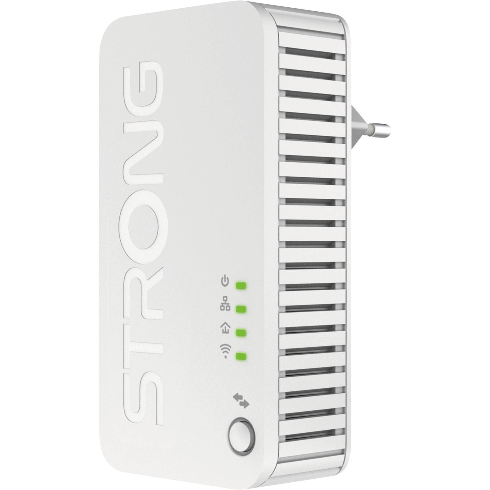 Strong Powerline Wi-Fi 1000 Duo Mini Powerline-Adapter Kit weiß
