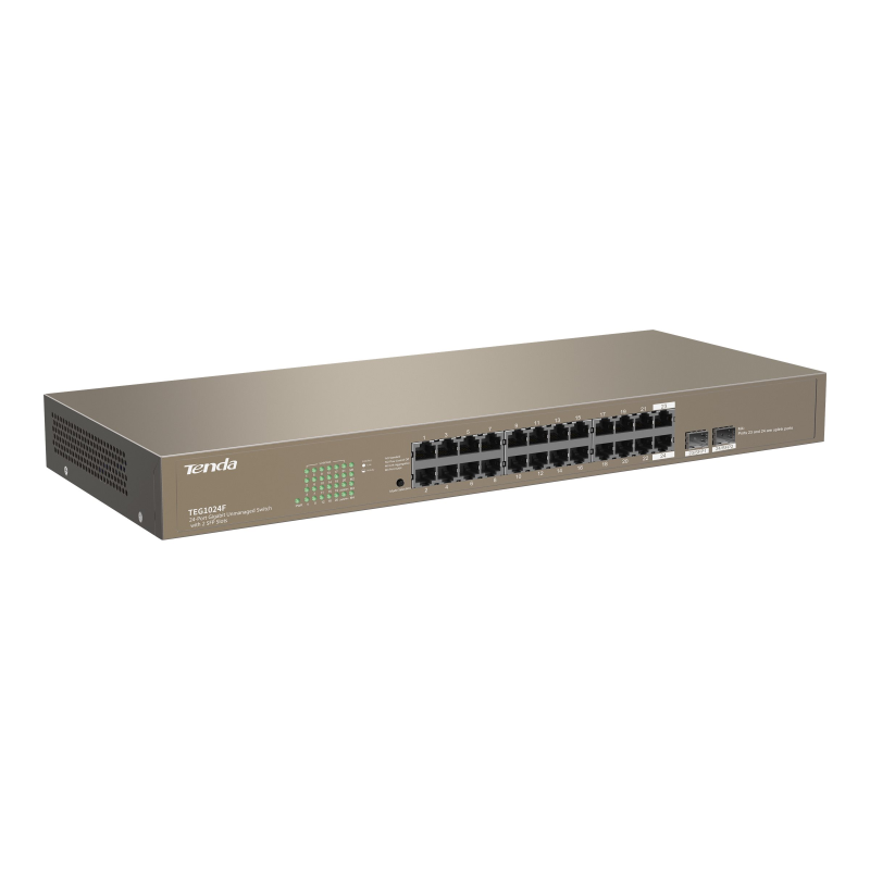 Tenda TEG1024F 2xSFP 24 Porte Gigabit Unmanaged Switch