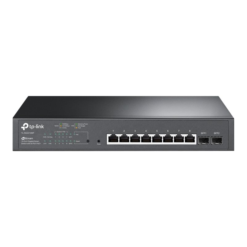TP-LINK TL-SG2210MP Jetstream 10-Port Gigabit Switch