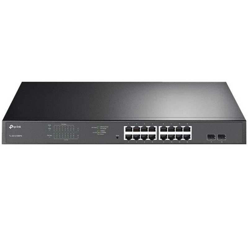 TP-Link JetSream TL-SG1218MPE Rackmount Switch