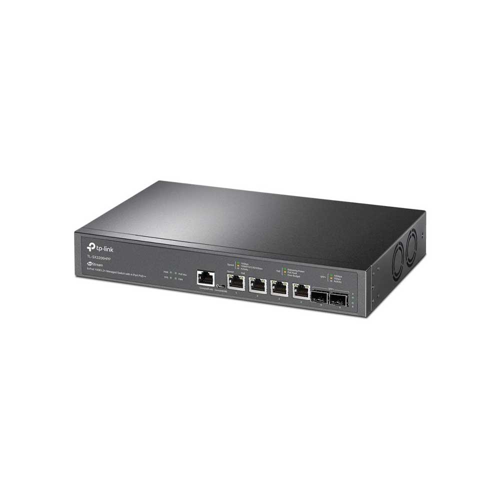 TP-Link TL-SX3206HPP Managed Switch 4-Port 10G & 2-Port 10GE SFP+