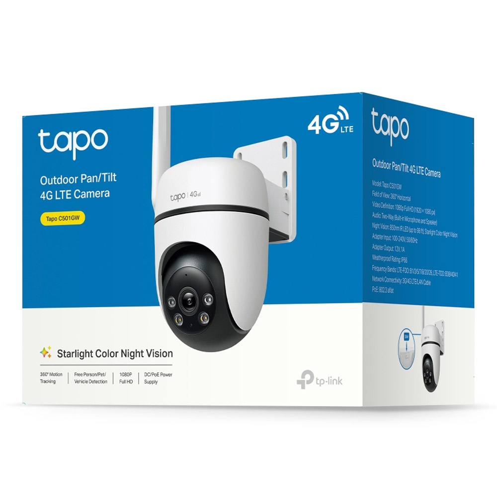 TP-Link Tapo C501GW 1080p 4G LTE WLAN-Überwachungskamera (2.Wahl)
