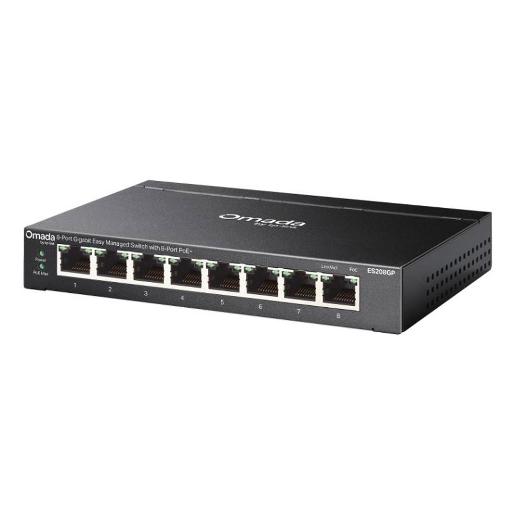 TP-Link Omada ES208GP 8-Port Gigabit PoE Switch