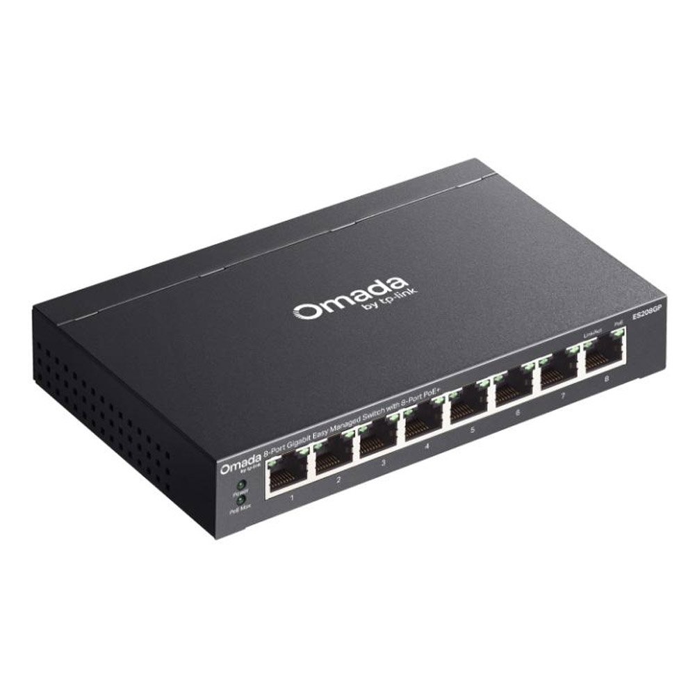 TP-Link Omada ES208GP 8-Port Gigabit PoE Switch