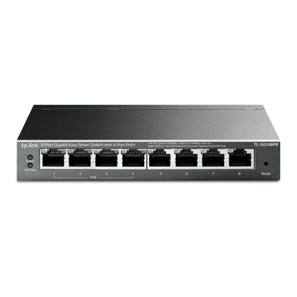 TP-Link TL-SG108PE 8-Port Gigabit Switch schwarz