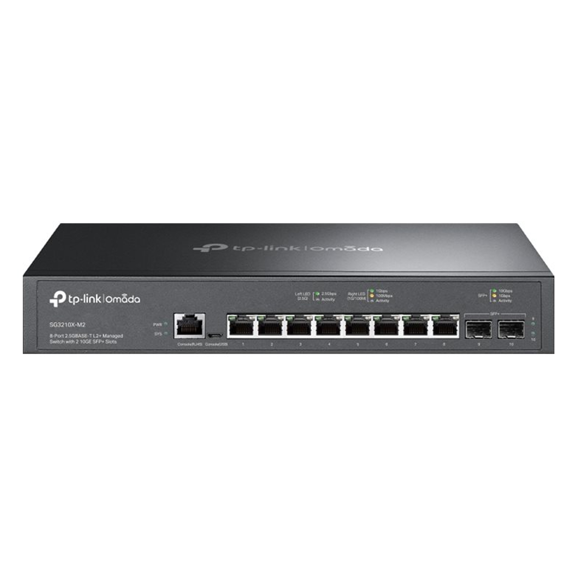 TP-Link Switch Omada SG3210X-M2 8-port 2,5 Gbit/s 2x SFP+ managed