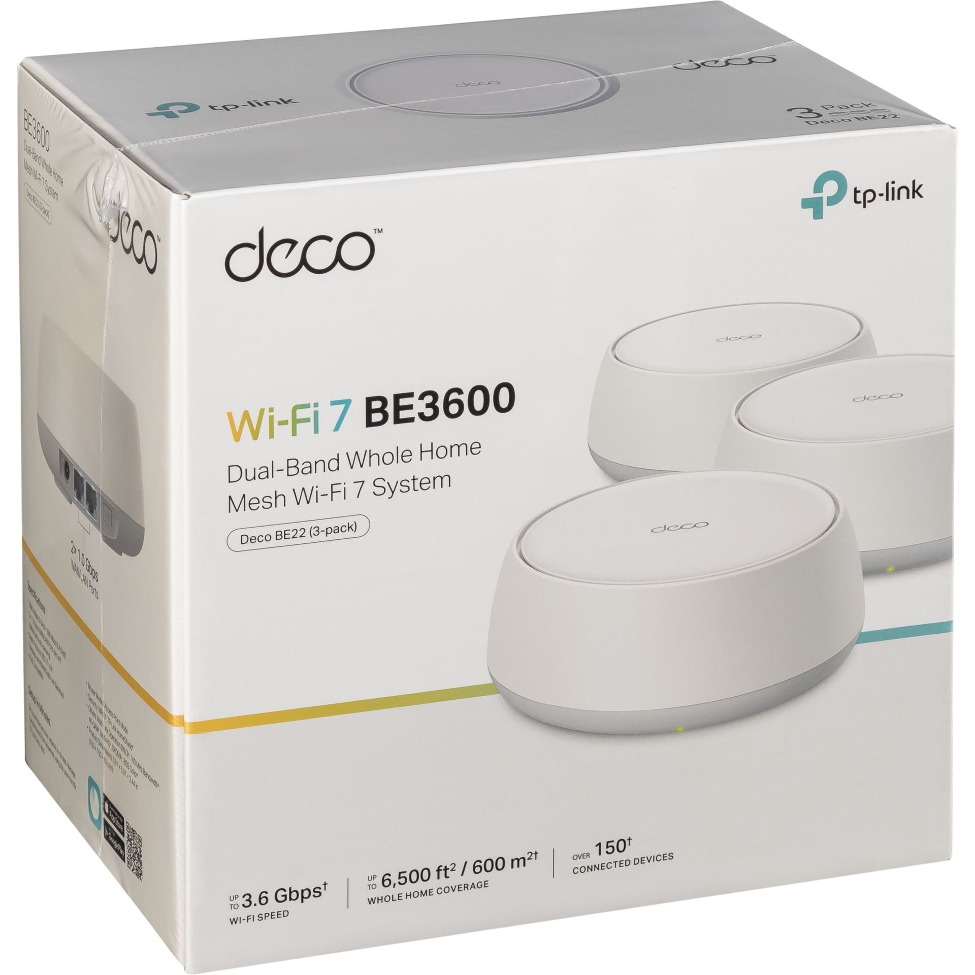 TP-Link Deco BE22 Wi-Fi 7 Mesh WLAN-System 3er-Pack