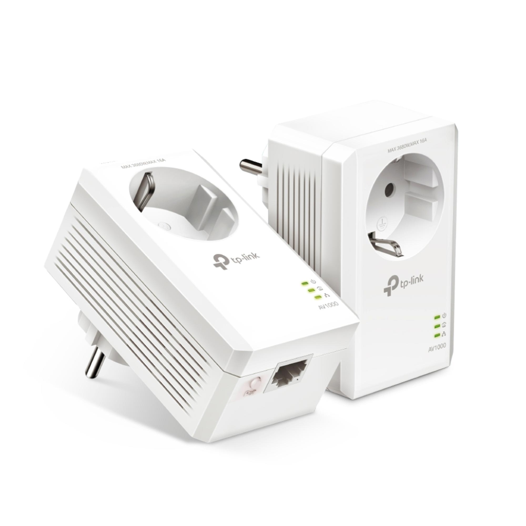 TP-Link TL-PA7017P KIT AV1000 Powerline Adapter Set