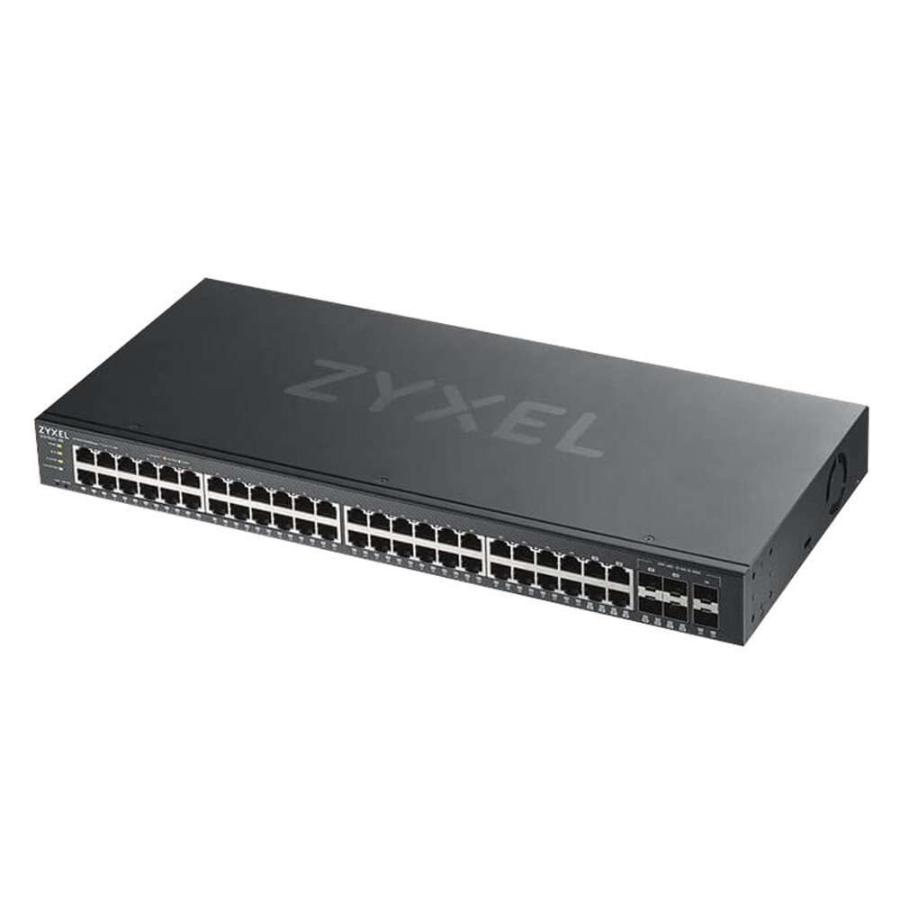 Zyxel GS1920-48V2 Nebula Gigabit Ethernet Smart-Managed Switch mit 48 Ports