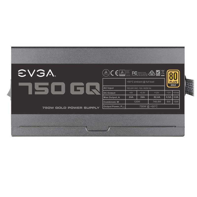 EVGA 750 GQ 80+ GOLD 750W PC-Netzteil