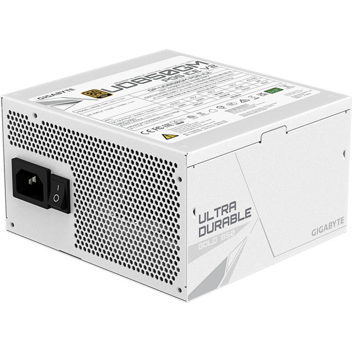 Gigabyte UD850GM PG5 V2 Ice 850W ATX 3.1 Netzteil weiß