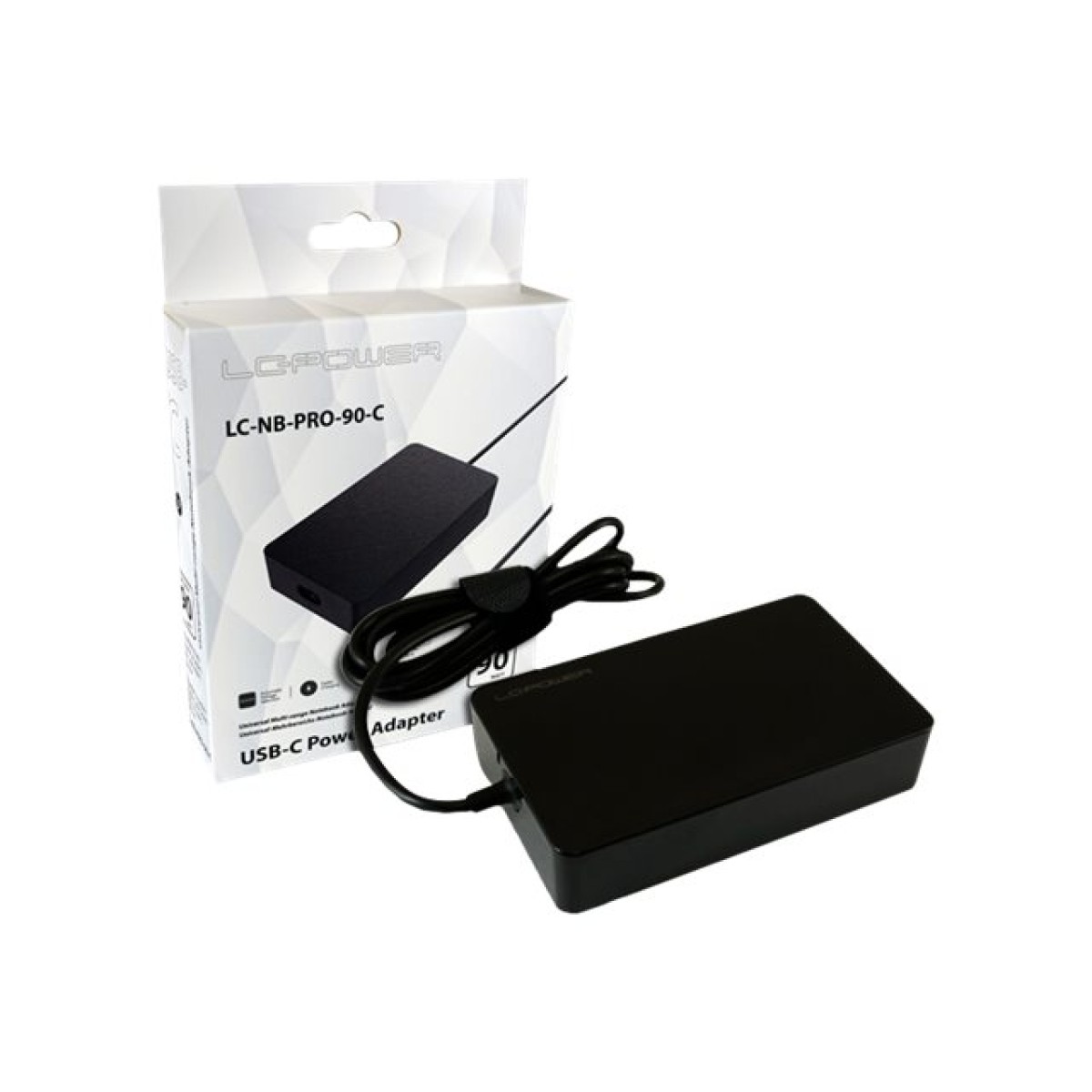 LC-Power LC-NB-PRO-90-C 90W USB-C Notebook-Netzteil