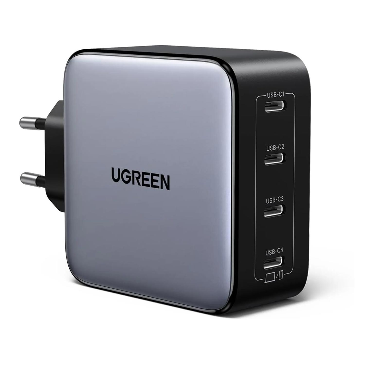 UGREEN Nexode 100W GaN 4-Port USB-C Ladegerät schwarz