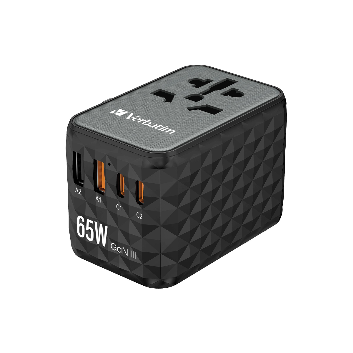 Verbatim GaN UTA-05 Universal Reiseadapter 65W
