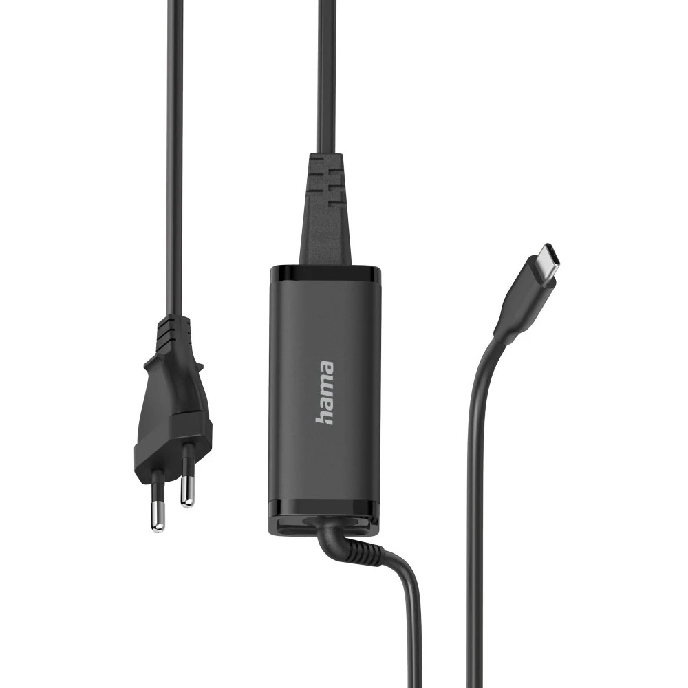 Hama Universal-USB-C-Notebook-Netzteil, GaN, Power Delivery (PD), 5-20V/65W