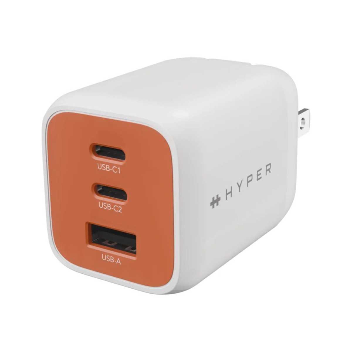 Targus HyperJuice Flex GaN 65W Netzteil weiß/orange