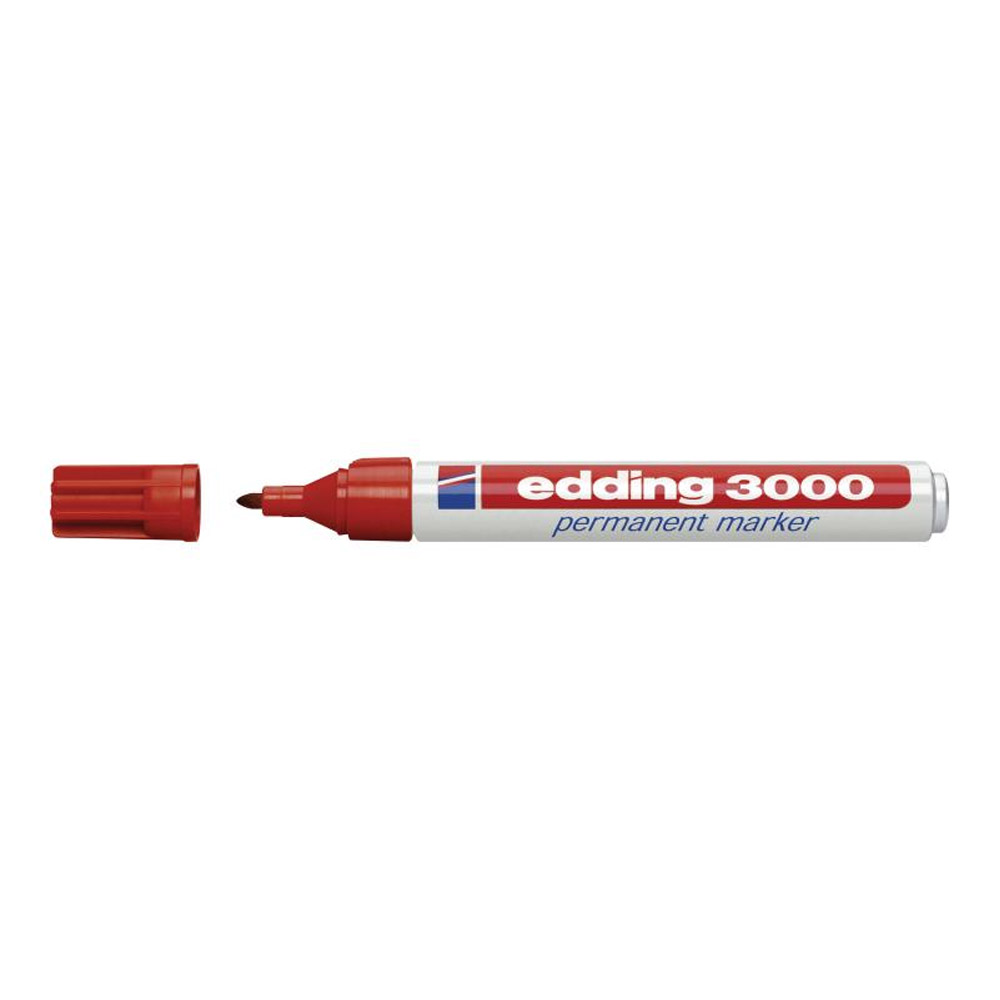 Edding 3000 Permanentmarker rot