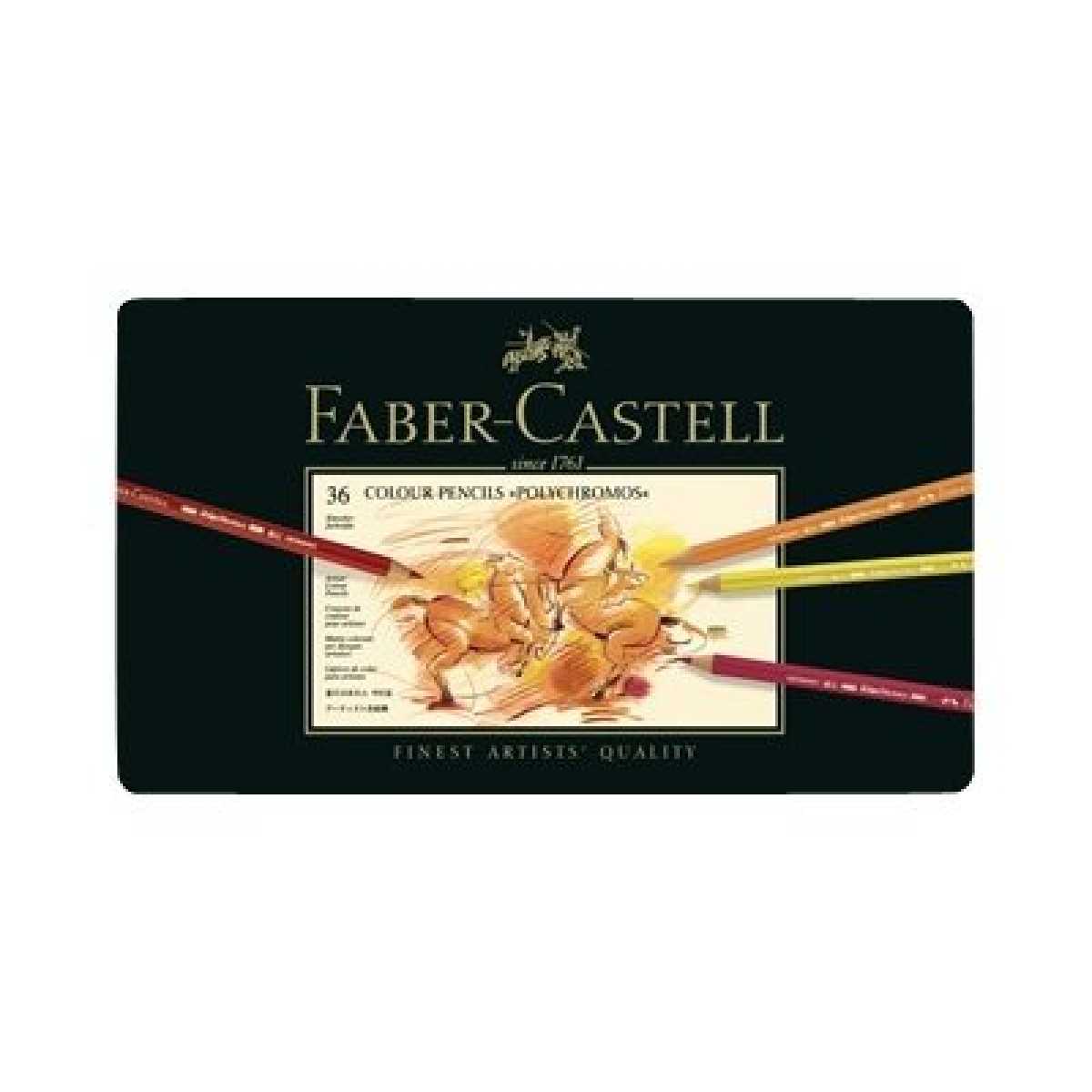 Faber-Castell Polychromos 110036 Künstlerfarbstifte 36er-Metalletui
