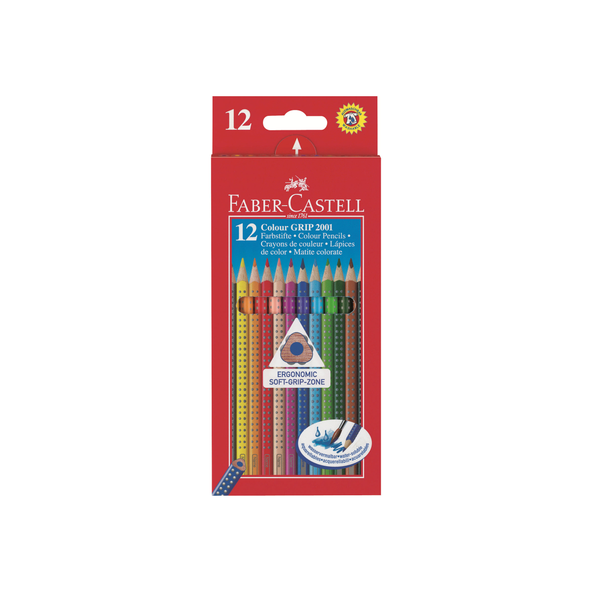 Faber-Castell Colour Grip 112412 Buntstifte 12er-Set