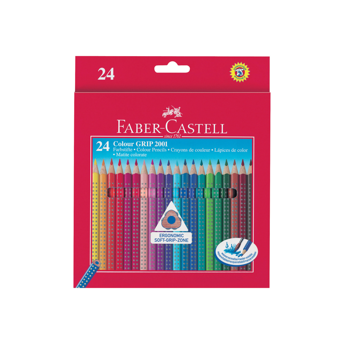 Faber-Castell Colour Grip 112424 Buntstifte 24er-Set