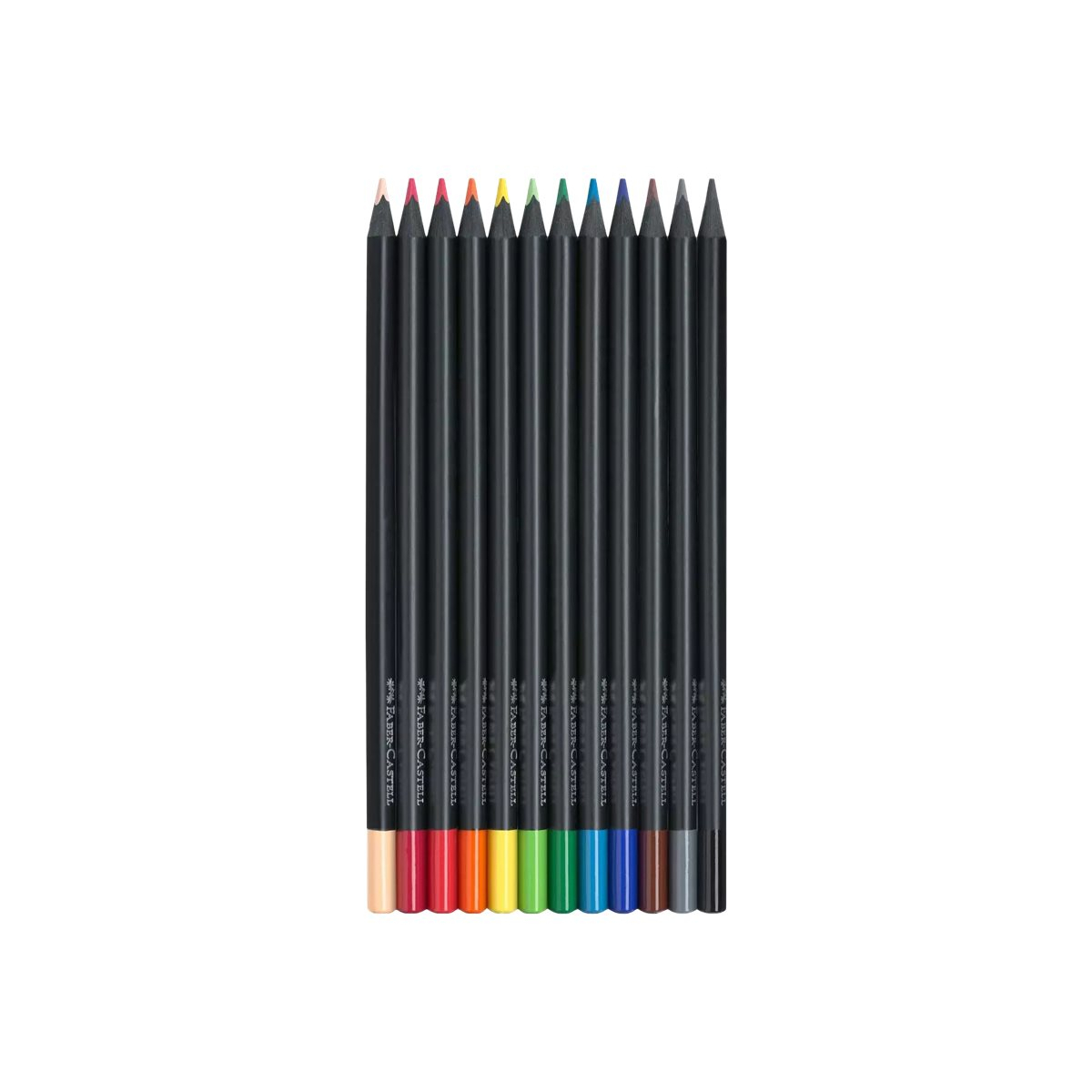 Faber-Castell Black Edition 116412 Buntstifte 12er-Etui