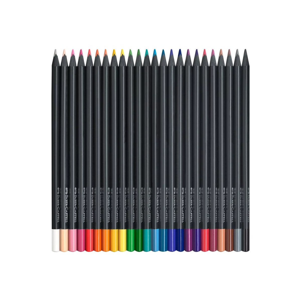 Faber-Castell Black Edition 116424 Buntstifte 24er-Etui