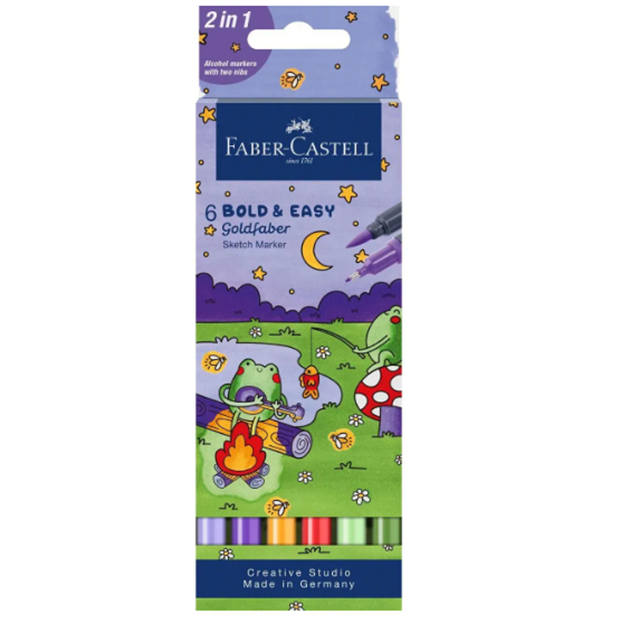 Faber-Castell Goldfaber 164814 Sketch Marker 6er-Set