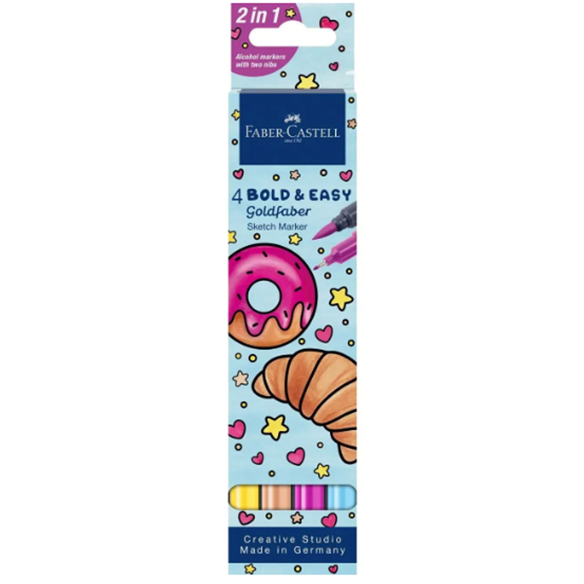 Faber-Castell Goldfaber 164817 Sketch Marker 4er-Set