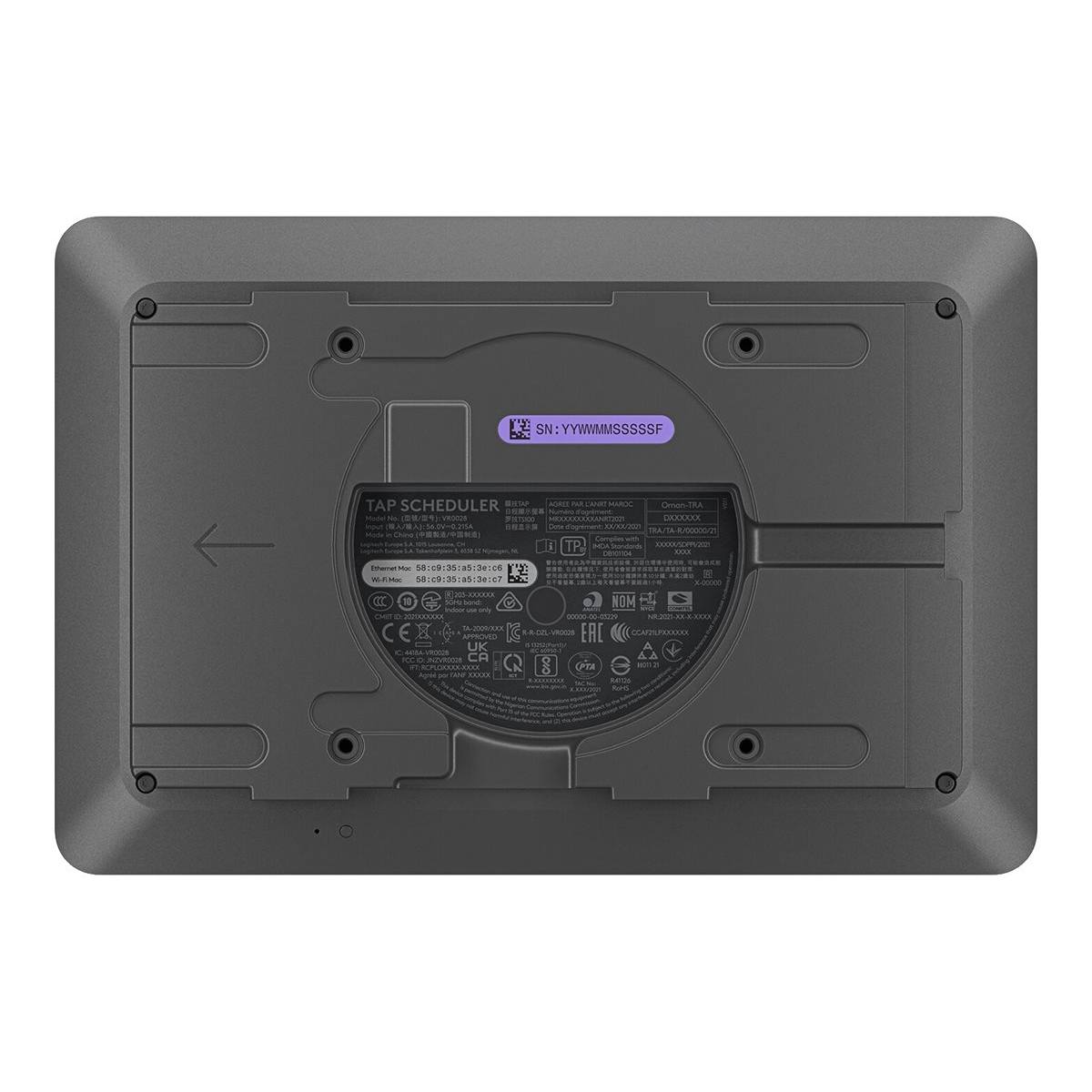 Logitech Tap Scheduler schwarz