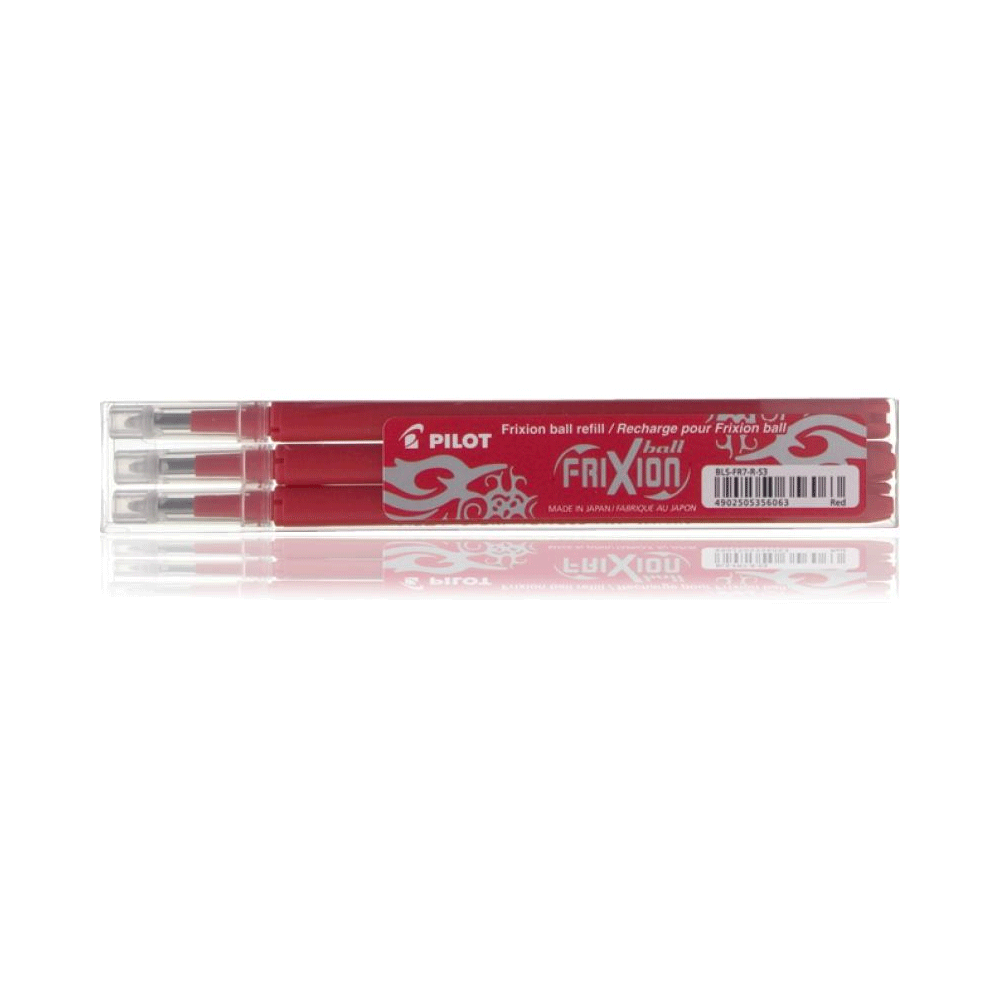 Pilot Refill Set 3x Frixion rot