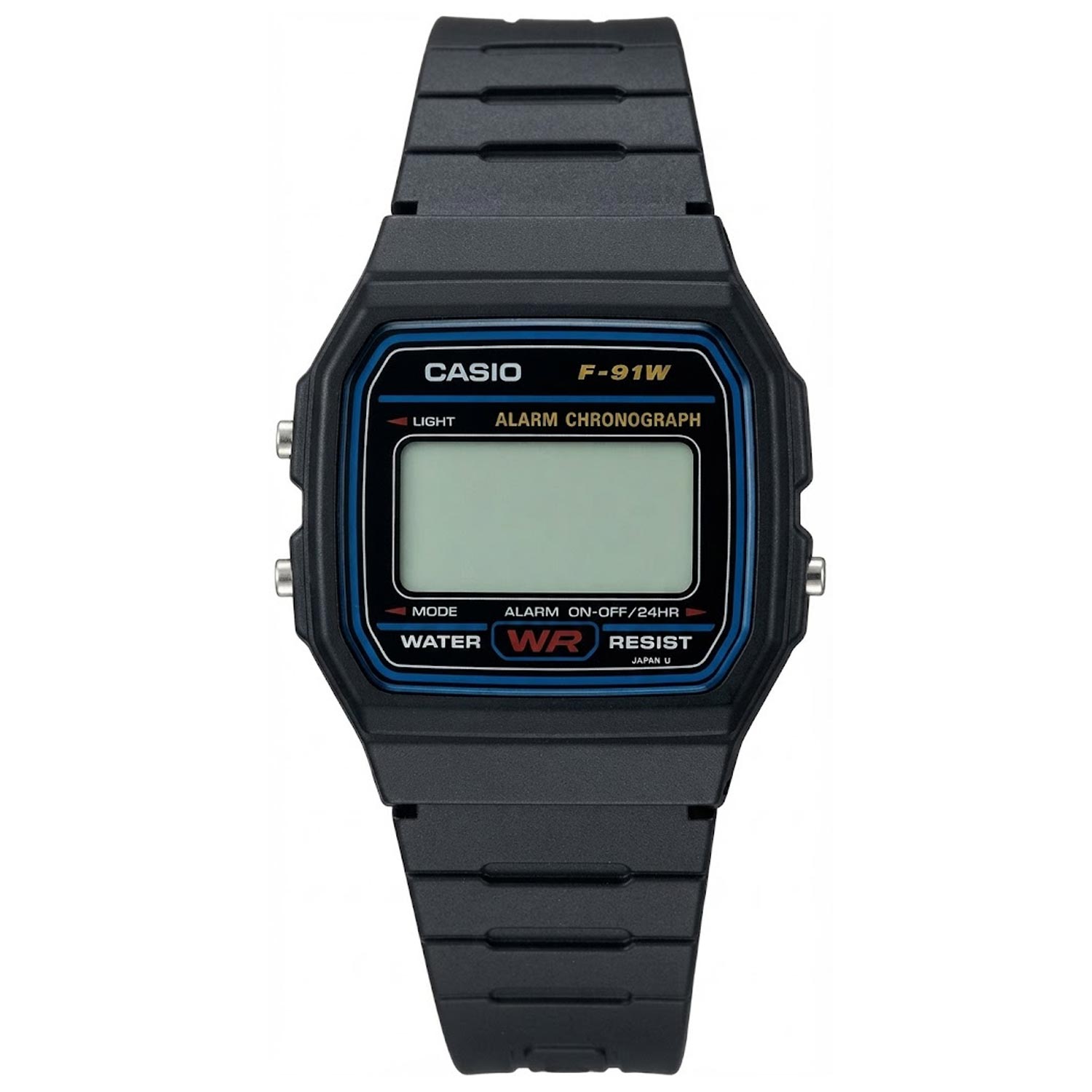 Casio Collection F-91W-1YER Digitaluhr schwarz
