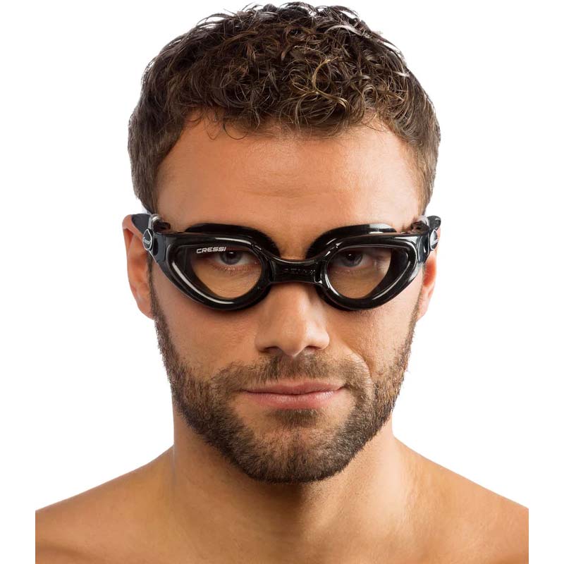 Cressi Erwachsene Premium Schwimmbrille blau