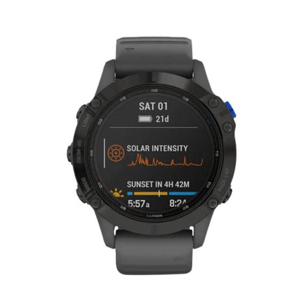 Garmin Fenix 6 Pro Solar Smartwatch schiefergrau/schwarz