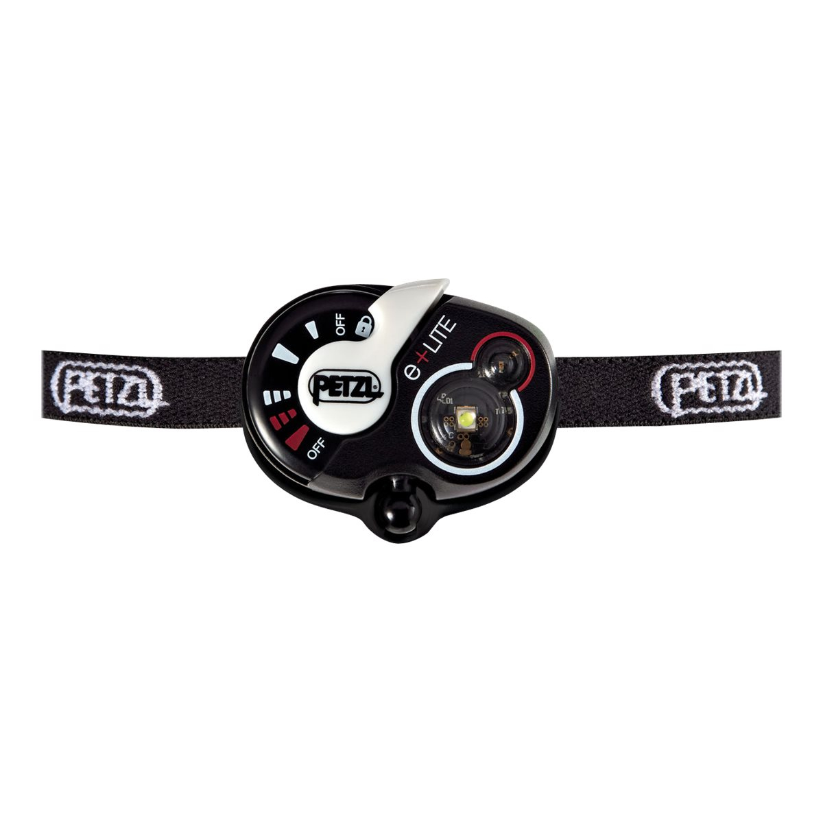 Petzl e+LITE Stirnlampe schwarz