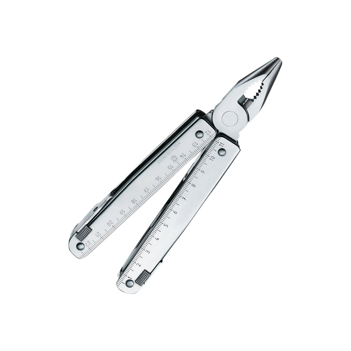 Victorinox Swiss Tool X Plus Multitool mit Leder-Etui silber (2. Wahl)